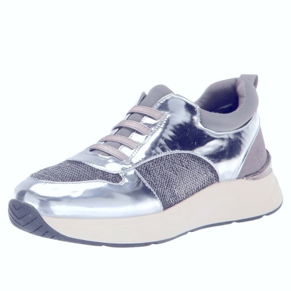 Kenneth Cole Reaction Women's Women's Christal Sneaker, Grey Size 7 New in Box - Picture 1 of 6